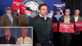 Ron DeSantis goes FULL Hillary Clinton 😳