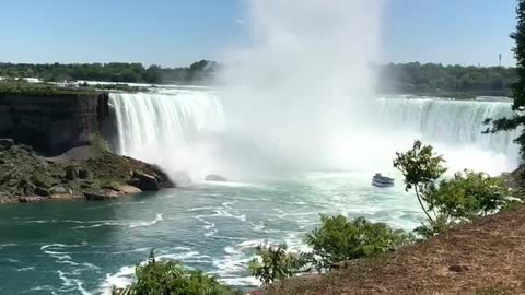 Fall water between north American, environment