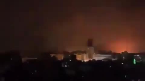 May 13, 2021 VIDEO Evening Bombs Fall of Gaza..Blackouts reported