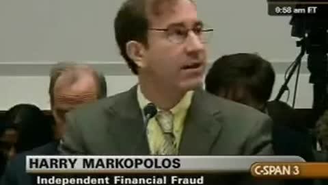 Markopolos - I gift wrapped and delivered the largest Ponzi scheme in history to the SEC