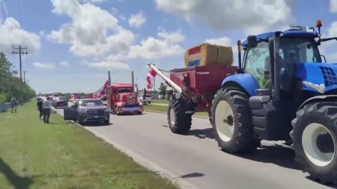 Canadians REVOLT Against Trudeau's Fertilizer Restrictions and Embody the Spirit of the Dutch Farmers in Protest