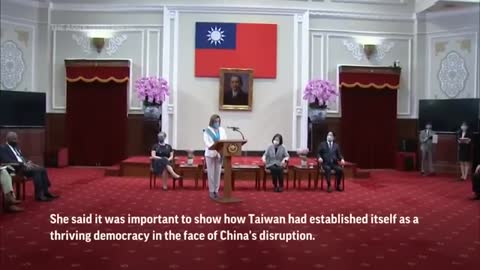 Nancy Pelosi visits Taiwan, angers China