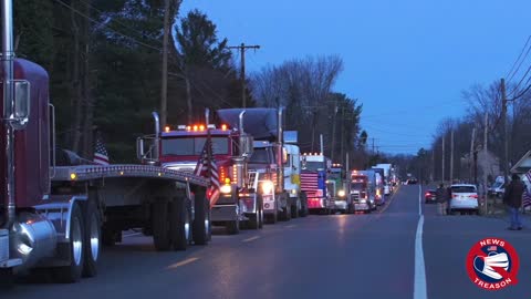 AMAZING Scenes: Hagerstown Trucker's Freedom Convoy