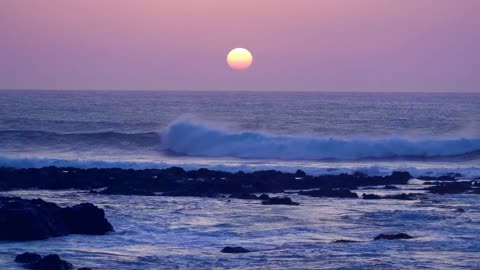 Beautiful sunset on the beach1