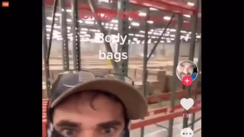 Clip of Amazon worker talking about body bags.