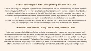 Auto Leasing NJ