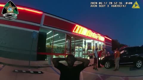 (BodyCam) Officer Attacked Outside AutoZone In Pasco County Florida (Taser)