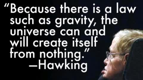 Stephen Hawking says the universe created itself