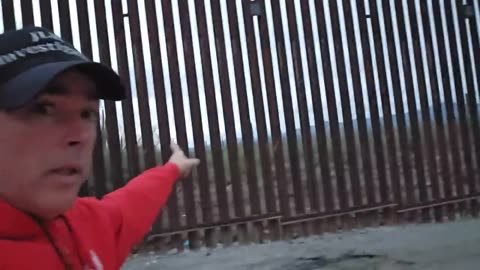Border Wall ENDS HERE in Arizona showing the place where migrants can cross very easely