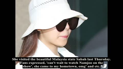 APINK's Namjoo Ended Filming In Malaysia!