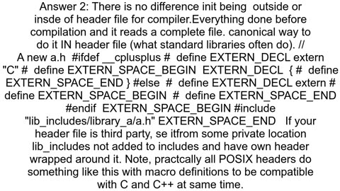 Can I detect at compile time whether I39m in an extern quotCquot block