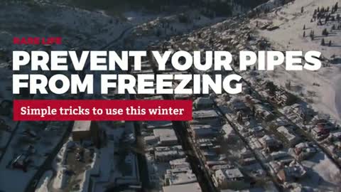 Here's How To Prevent Pipes From Freezing In Deep Winter