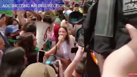 AOC Commits Sedition and leads Insurrection on Camera!