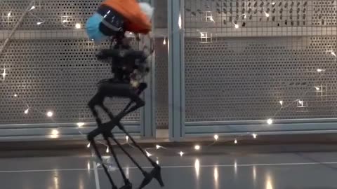 A miracle of technology in the form of a robot that can fly, ride and walk.