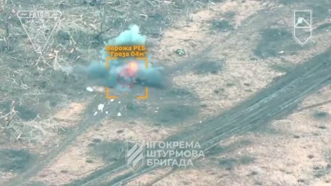 Ukrainian Drone Demolishes a Russian Electronic Warfare Complex