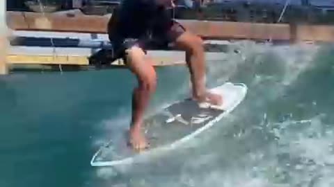 I skimmed out to the Kelly Slater wave pool again__(720P_HD)