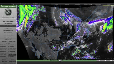 RARE 'Cyclone' making LANDFALL! Absolutely HUGE!