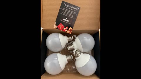 Review: G25 LED Light Bulbs Uniform Lighting Vanity Light Globe Bulbs,Hansang 4000K Natural Day...