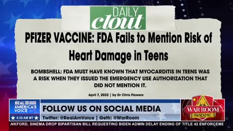 HUGE: FDA Failed to Mention Heart Damage to Teens When Approving Pfizer Vaccine
