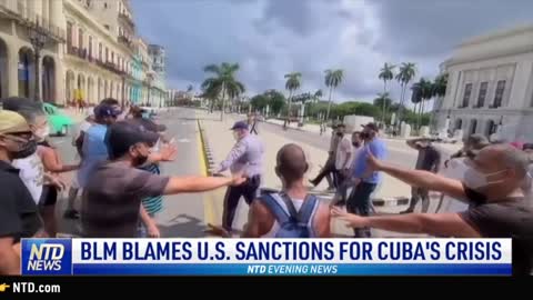 2nd Sinkhole Appears in Manhattan in 2 Weeks; BLM Blames U.S. Sanctions for Cuba’s Crisis | NTD News