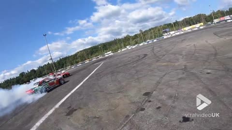 Pro Drift Chase from a drone