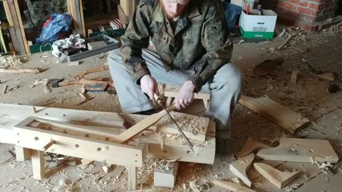 Making my first shaving horse