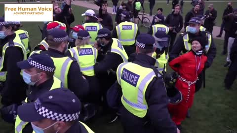 Anti-lockdown protesters clash with police in London