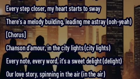 Chanson d'amour-Love in the citylights