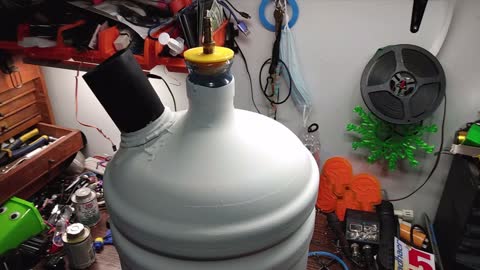 simple bio digester with 3d printed parts