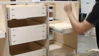 How to Install Drawers or Pull Out Trays In A Cabinet