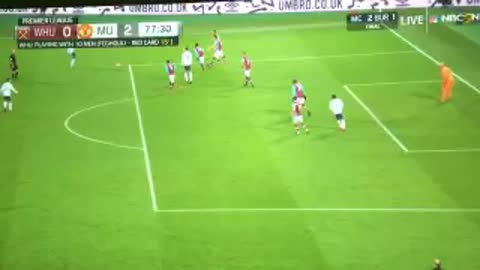 Zlatan Ibrahimovic goal vs West Ham