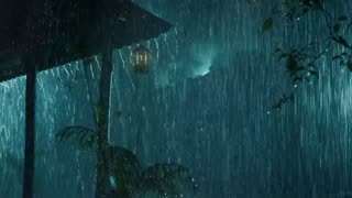 Heavy Stormy Night with Torrential Rainstorm & Very Huge Thunder Thunderstorm Sounds for Sleeping