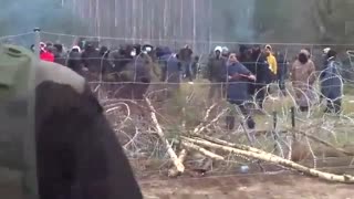 Muslim ainvasion on The Polish Border!