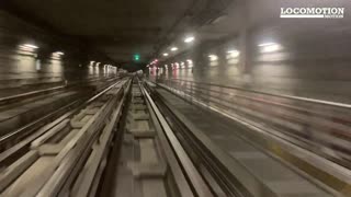 Turin Metro Underground cab view #train #railway #metro #underground #railfans #italy #turín
