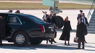 Everyone's talking about who Joe Biden just walked off a plane with...