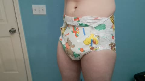 Rearz Safari adult diapers, how they look and fit