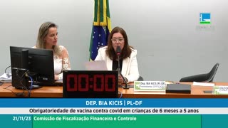 Vacina contra Covid em crianças de 6 meses a 5 anos - Fiscalização Financeira e Controle - 21/11/23