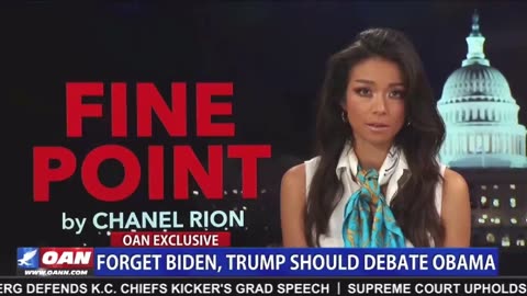 Chanel Rion: Trump should be debating Obama, not Biden.