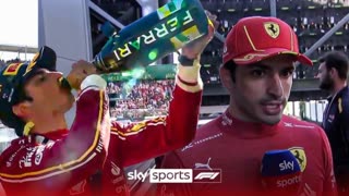 Carlos Sainz leads Ferrari one-two from Charles Leclerc after Max Verstappen