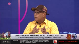 Former FIFA ref joins Zone to discuss JC Walker Cup penalty controversy, JC beat STATHS 7-6 on pens