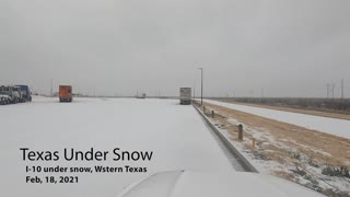 Texas Under Snow