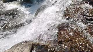 Close Up Shot of a Waterfall