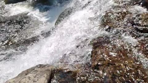 Close Up Shot of a Waterfall