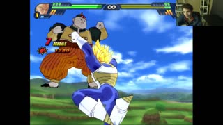Android 19 VS Vegeta On The Very Strong Difficulty In A Dragon Ball Z Budokai Tenkaichi 3 Battle