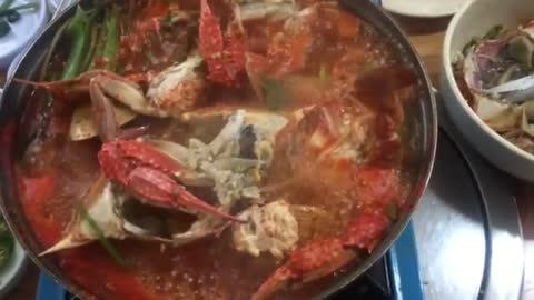 [Korean food] Blue crab soup