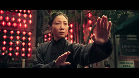 A Marine fights Wing Chun masters in the film IP MAN 4 (2019)