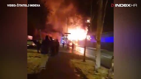 Veliki požar na zapadu Zagreba