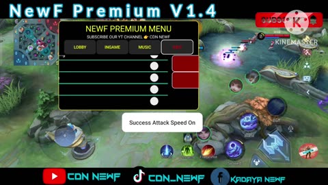 NewF Premium APK MLBB Hack Vidieo