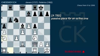 Chess Middlegame from 0 to 1500: Commented Game 1