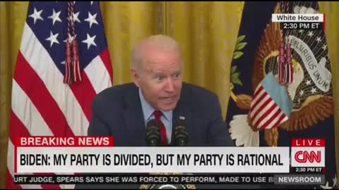 Joe Biden Whispers to the media goes Viral